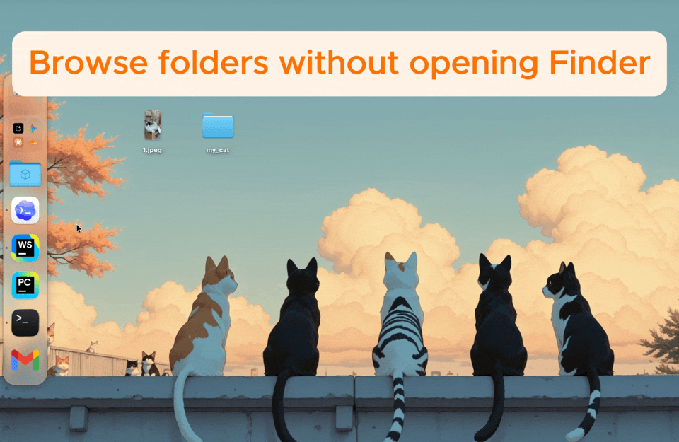Browse Folders with Menus