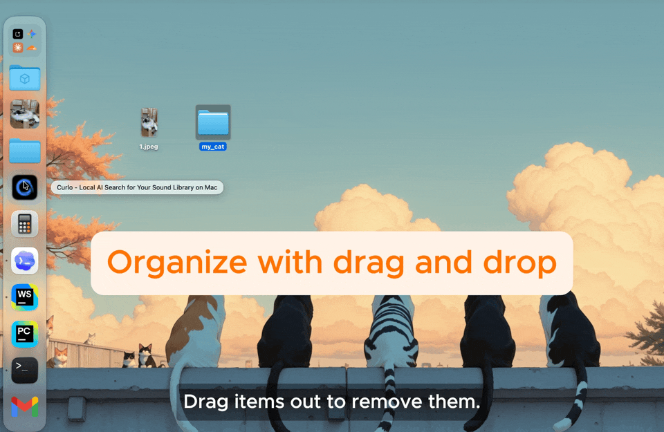 Organize with Drag and Drop